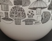 ViNtAgE Kaj Franck Arabia Finel Mushroom Bowl