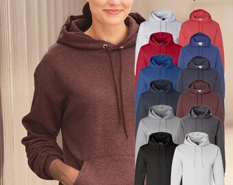 Official Champion Double Dry Eco Hoodie: Durable Coverstitch - Recycled Polyester Blend, Front Pouch Pocket, Multi-Size Sweatshirt