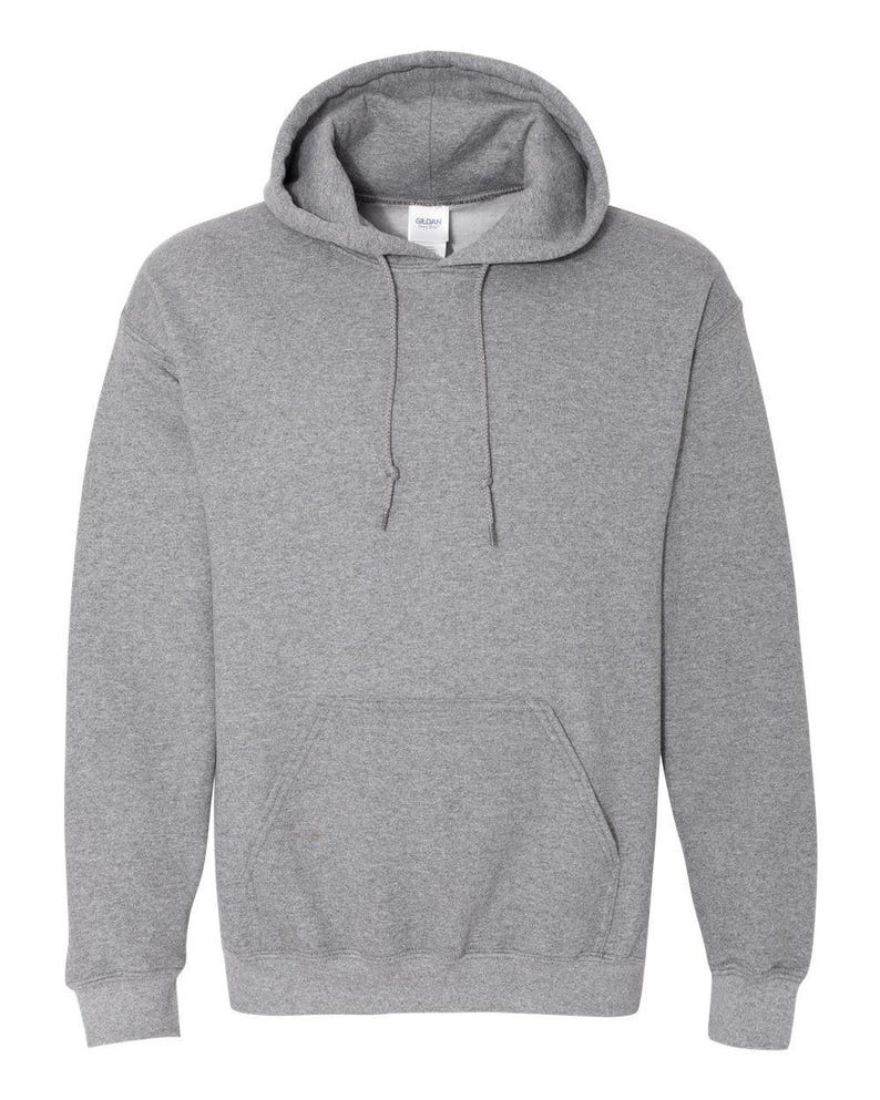 Gildan Heavy Blend Hoodie Classic Sweatshirt, Double-Lined Hood (Preshrunk 50/50 Cotton Polyester, S-5XL, Soft Touch) image 17