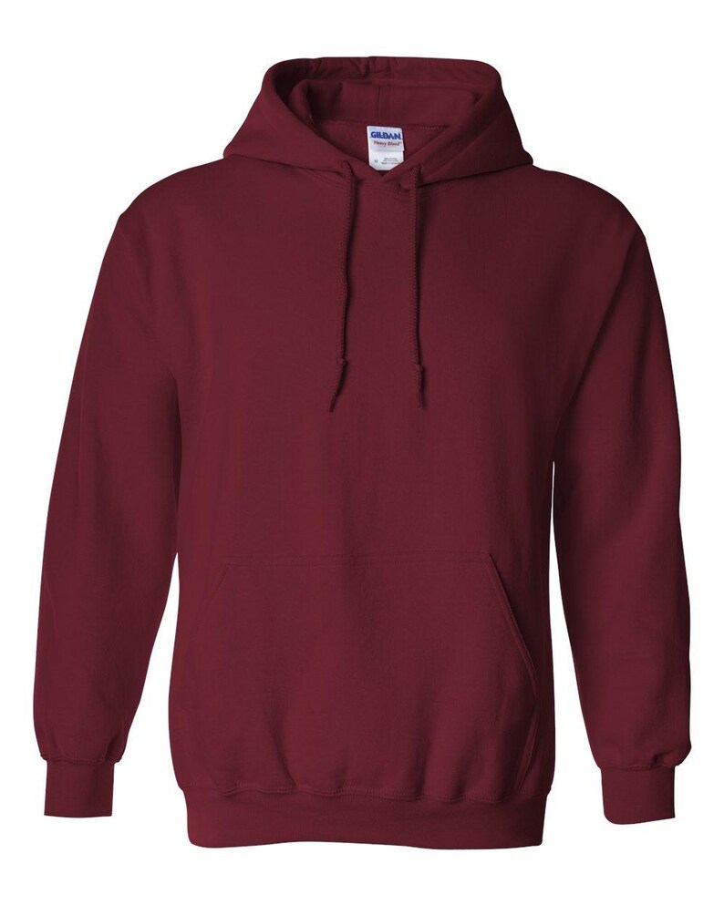 Gildan Heavy Blend Hoodie Classic Sweatshirt, Double-Lined Hood (Preshrunk 50/50 Cotton Polyester, S-5XL, Soft Touch) image 16