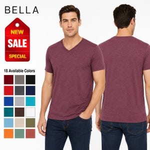 Bella + Canvas Unisex Triblend V-Neck Short Sleeve T-Shirt - 3415