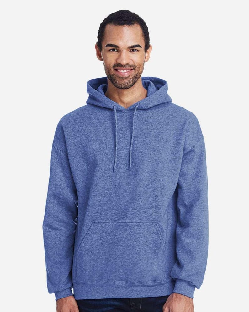 Gildan Heavy Blend Hoodie Classic Sweatshirt, Double-Lined Hood (Preshrunk 50/50 Cotton Polyester, S-5XL, Soft Touch) image 2