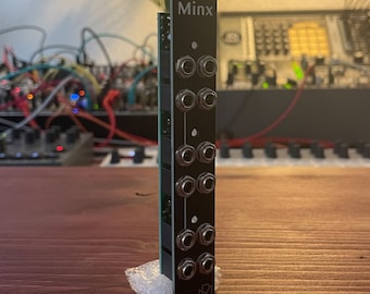 Minx (4HP buffed Multiplier) Eurorack Module, Black Panel