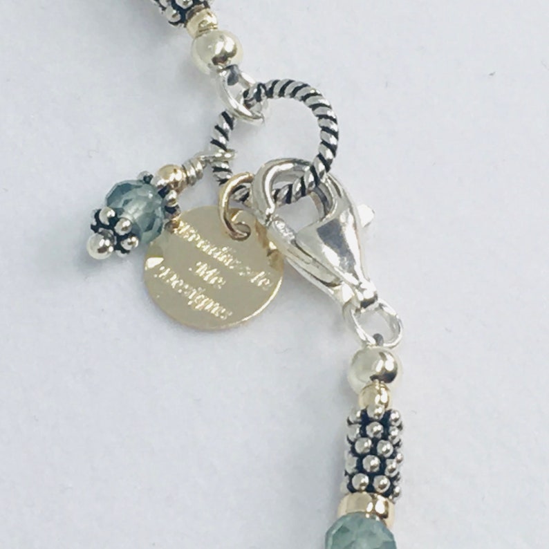 Designer Quality Green Amethyst Sterling Silver Lobster Clasp South Sea Pearl focal Necklace Faceted 14k GF Bali Sterling Silver