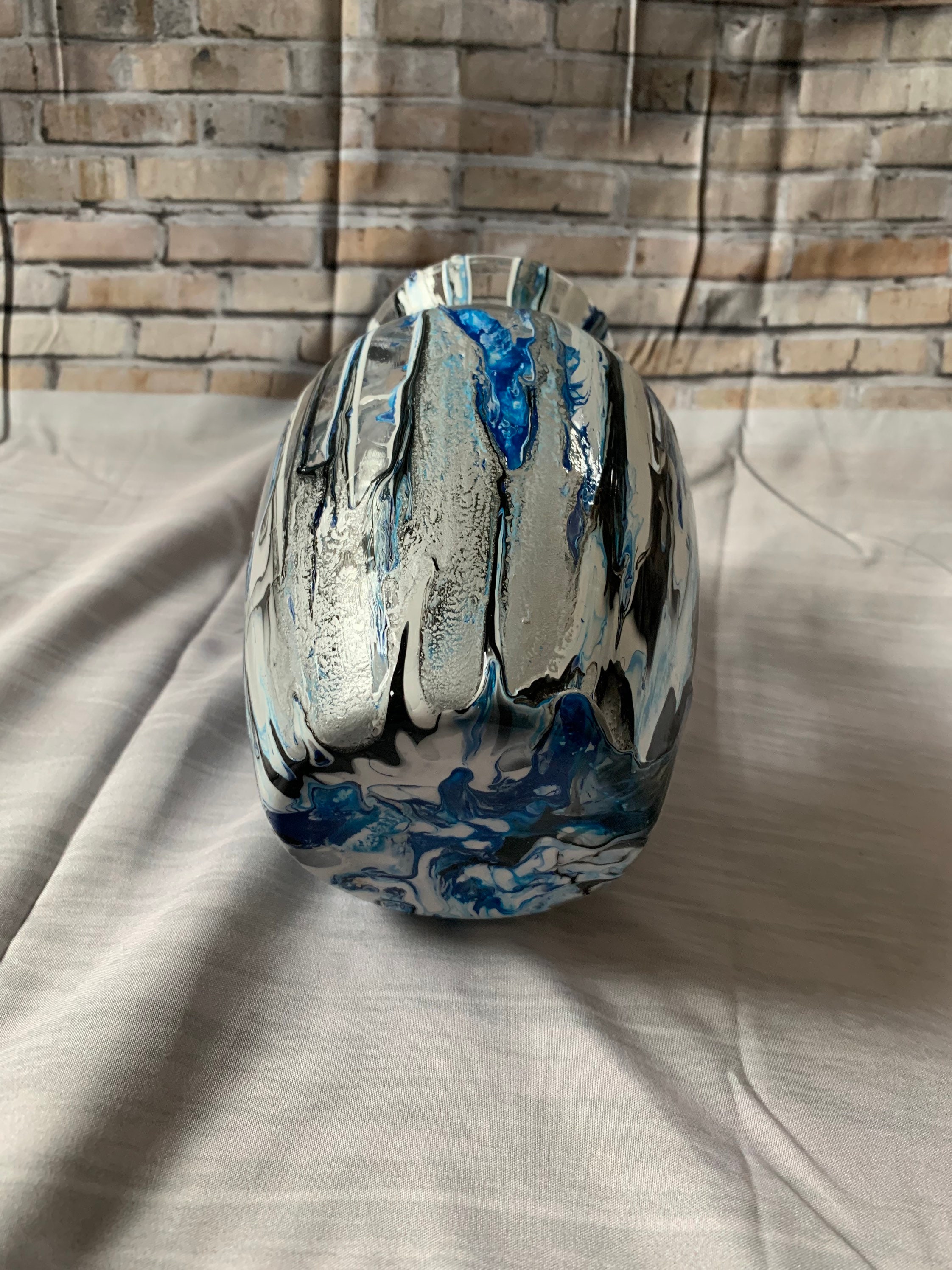 Acrylic Pour Vase Etsy