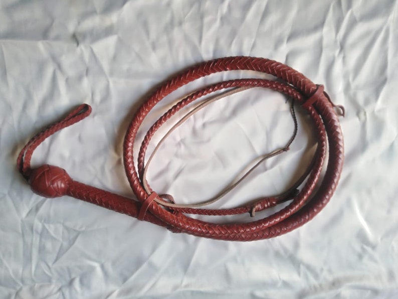 Kangaroo Hide Leather Genuine Kangaroo Leather BullWhip 4 Feet Etsy