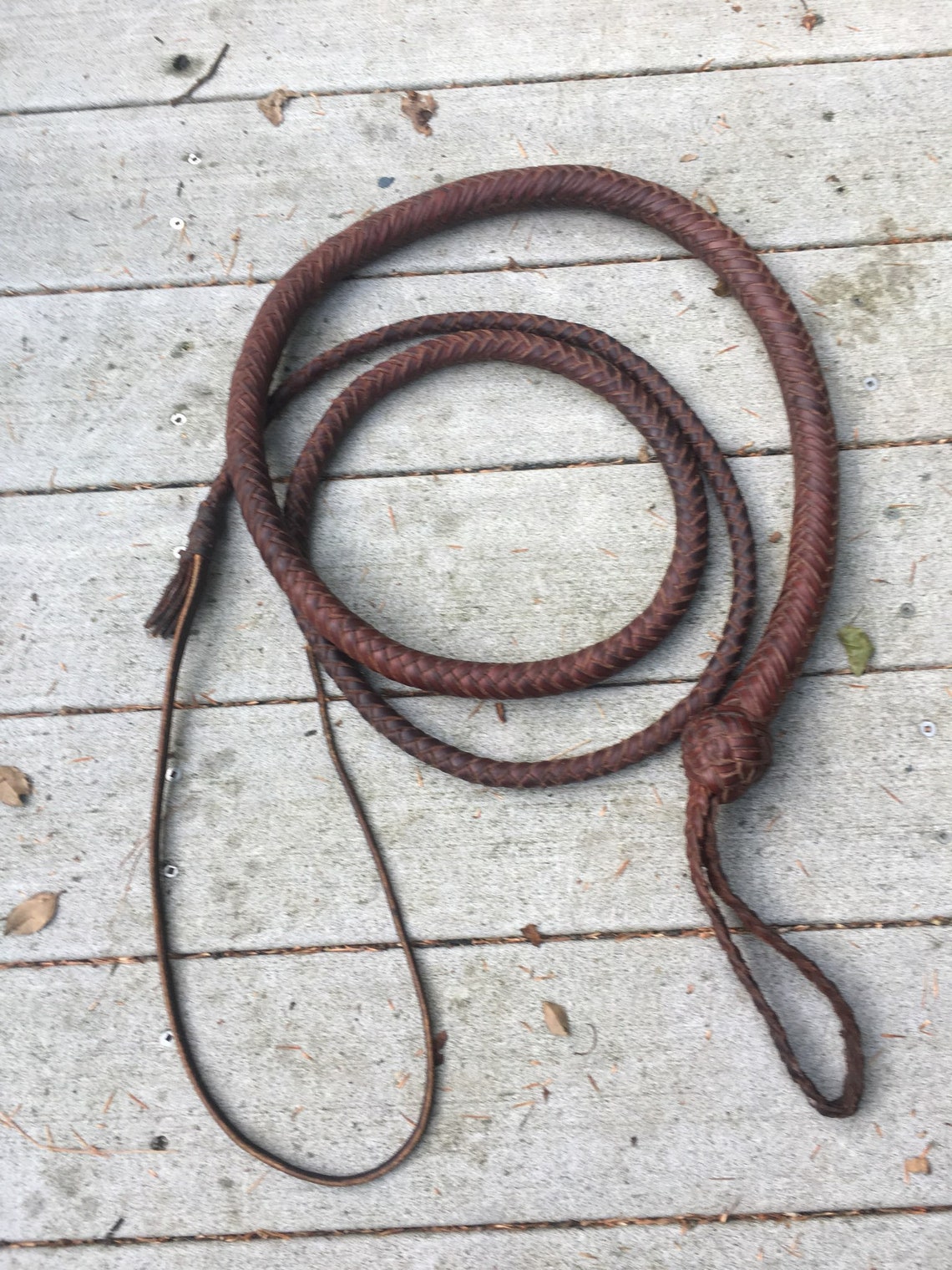 Genuine Kangaroo Leather Whip 8 Feet Long 12 Plait Bullwhips Etsy