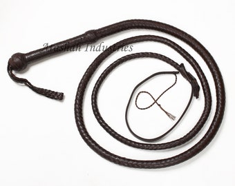 8 Feet Long 12 Plait Genuine Kangaroo Leather Heavy Duty Bullwhip Custom whip 8 Feet Long 12 Plait Genuine Kangaroo Leather Heavy Duty Bullwhip Custom whip