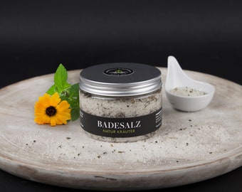 PIMO Bath Salts Natural Herbs - Real Herbs - Marigold - Meloak Leaves - Key Flower - Peppermint Leaves - 100% Natural