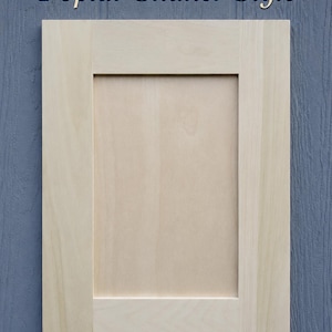 Unfinished Cabinet Doors, Poplar Shaker Style, Kitchen replacement