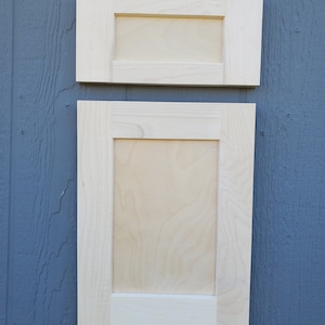 Cabinet Doors, Unfinished Cabinet Doors, Poplar 15 degree Style