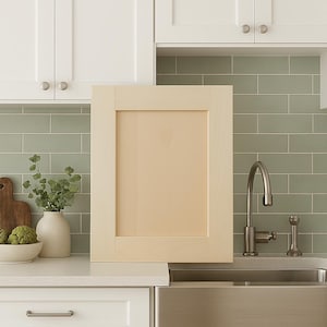 Shaker Style Poplar Cabinet Doors, Custom Wood Replacement Panels, Farmhouse Kitchen Bath