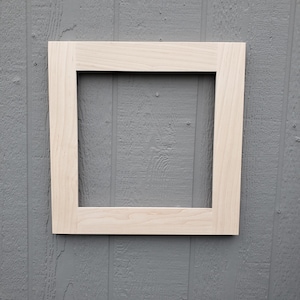 Poplar 15 degree Glass Frame Custom Sized Replacement Cabinet Doors 11.00 sq. ft.