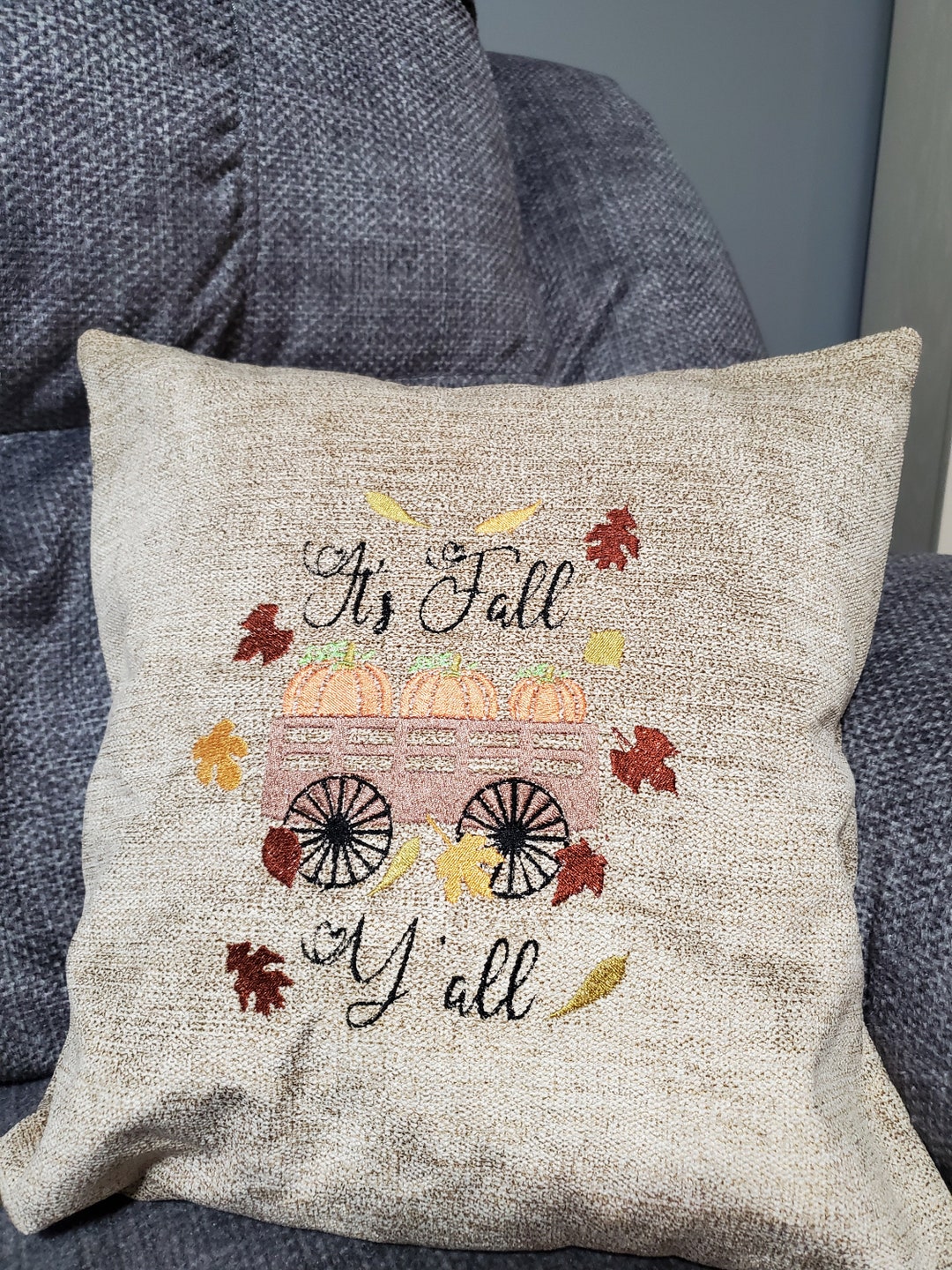 Pillow Covers Embroidery Pillow Covers Fall Pillow Covers Etsy