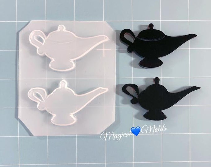 Magic Lamps Flexible Plastic Resin Mold ~ 2 pc