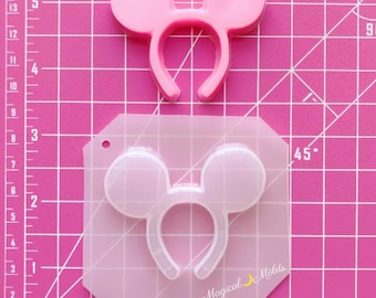 Beautiful Small Mouse Headband Flexible Plastic Resin Mold ~ 1 pc