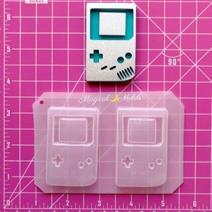 Nostalgic Game Earrings Silicone Mold, Epoxy Resin Molds, Video