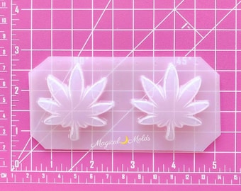 Exotic 2 Leaf Flexible Plastic Resin Mold ~ 2 pc