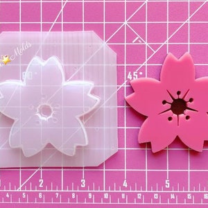 Sakura Cherry Flower Flexible Plastic Mold ~ 1 pc