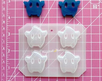 New! Mini Lumas Flexible Plastic Resin Chocolate Mold ~ 4pc