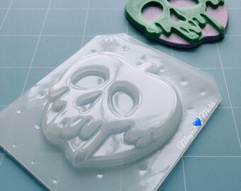 Poison Evil Apple Flexible Plastic Resin Mold ~ 1 pc