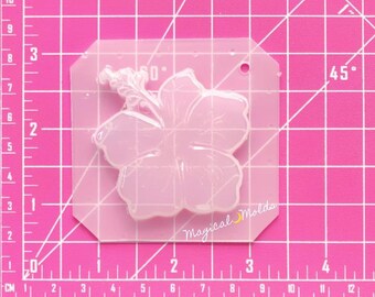 ハイビスカスの花の柔軟なプラスチック樹脂型 ~ 1個