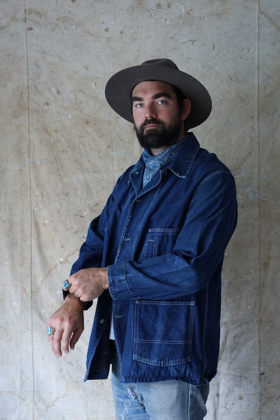 Vintage Osh Kosh Denim Chore Coat