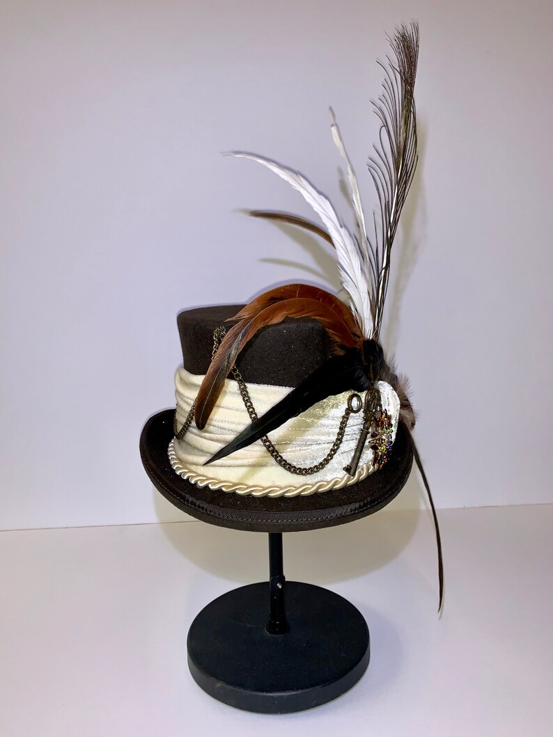 Gentleman Unique Custom Top Hat for Festivals Unisex Etsy