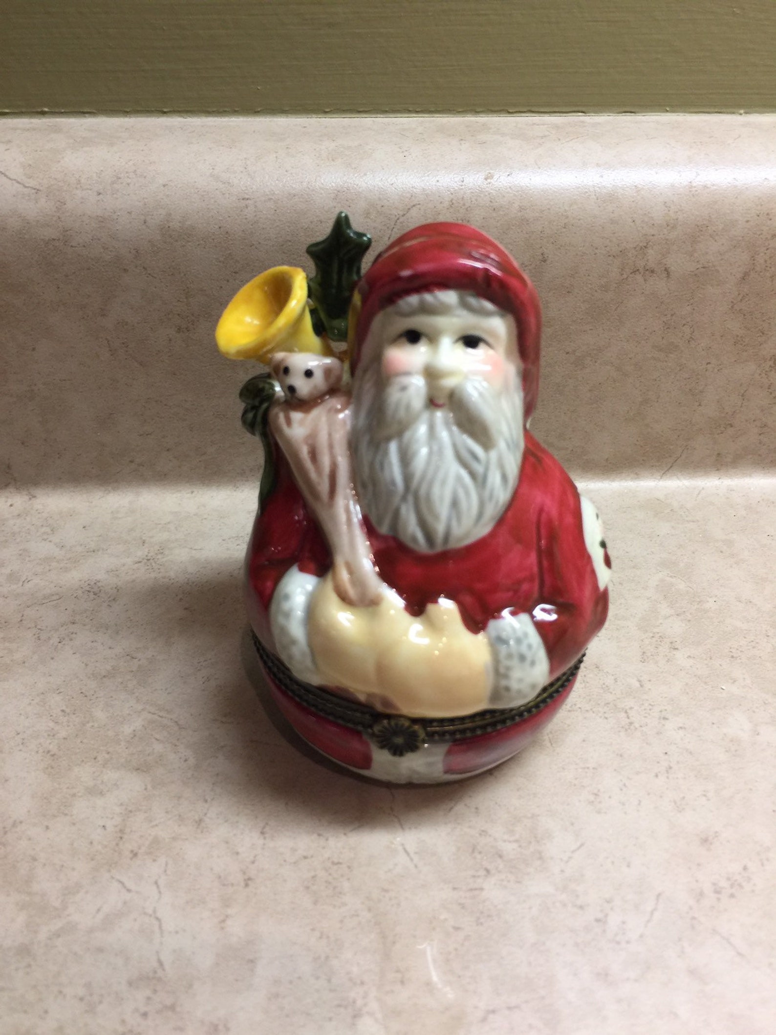 Villeroy and Boch Santa Hinged Trinket Box Porcelain Santa Etsy