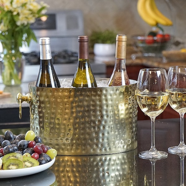 Gold Wine Cooler Etsy