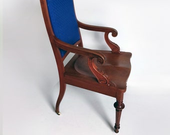 Antique Empire Armchair / Chaise de Style