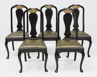 Antique Rococo Oak Wood Chair | Chaises de Style 1800s | Sedia in legno di quercia |  Eichenstuhl | Chaise en chêne
