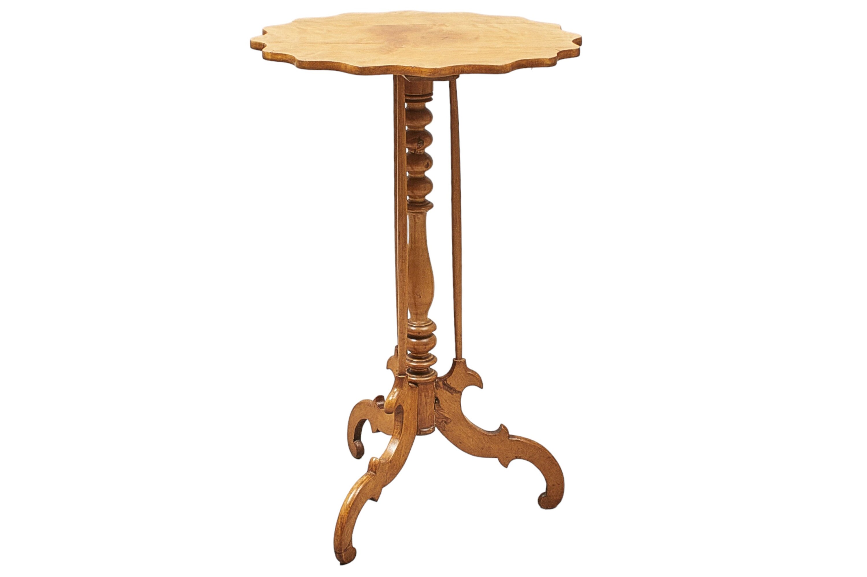 Antique Pedestal Table 1800s Cocktail Wine Table Furniture Birch Wood — free download