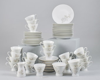 VNTG Rosenthal Coffee Tea Service Chief Vintage German Porcelain Set 73 PCS