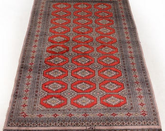 DISCOUNT! Hand Knotted Bokhara signed Wool rug | Bochara wool carpet Handmade