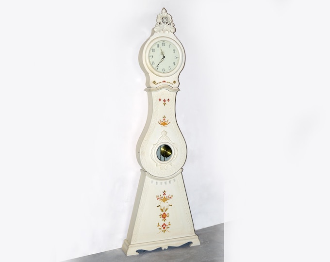Mora Clock Sweden | Westerstrands Standing Mora Clock | Rare Mechanical Alte Uhren