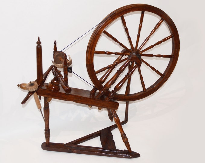 Antique Spinning Wheel Weaving Loom Spin Your Own Yarn Das Spinnrad