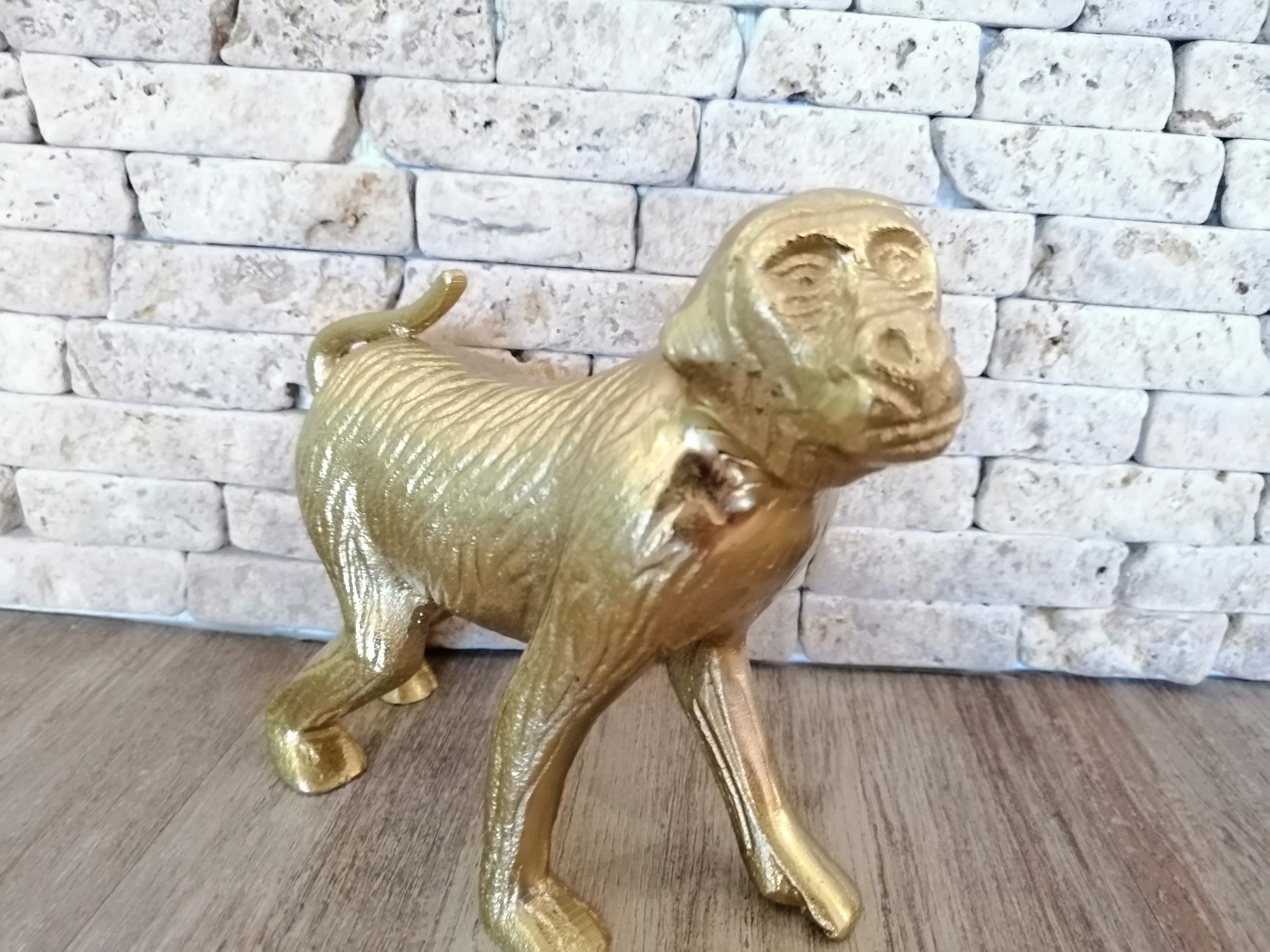 Bronze Statue of a Monkey. Bronze Monkey Sculpture. Etsy UK