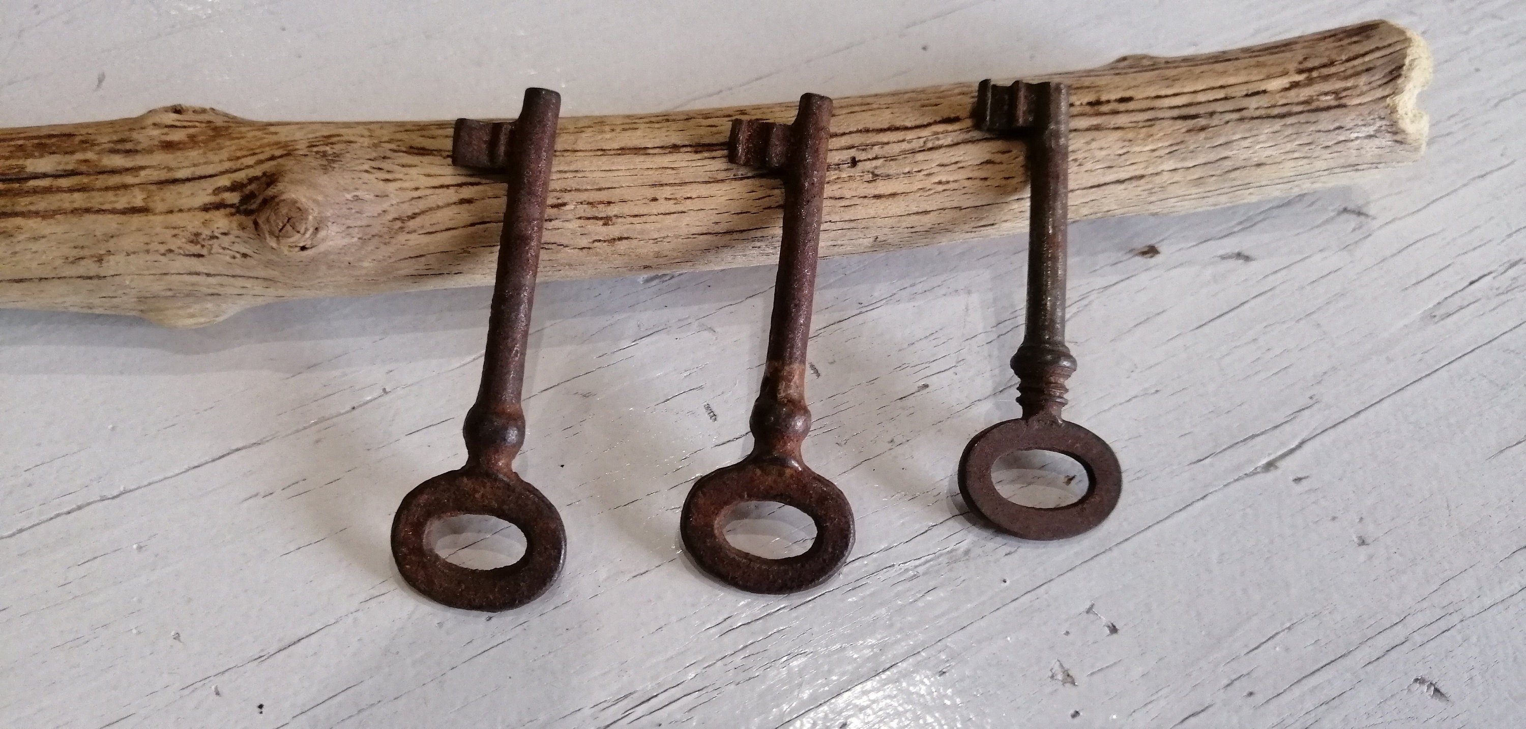 KEYS Lot 3 antique skeletal keys collectible European keys Etsy