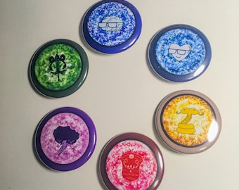 Sander Sides Glitter Button Collector Set