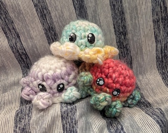 Approx 2" Baby Octopus Stuffed Animal - Random Color