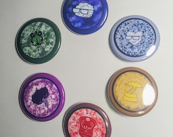 Sander Sides Patch Design 2 Button Collector Set