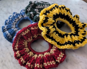 House Pride Crochet Scrunchie