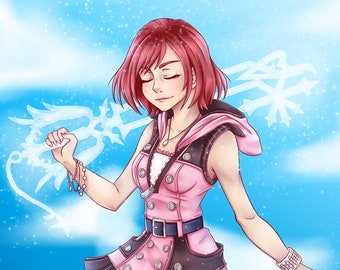 Kairi Large Print / Kingdom Hearts Fanart