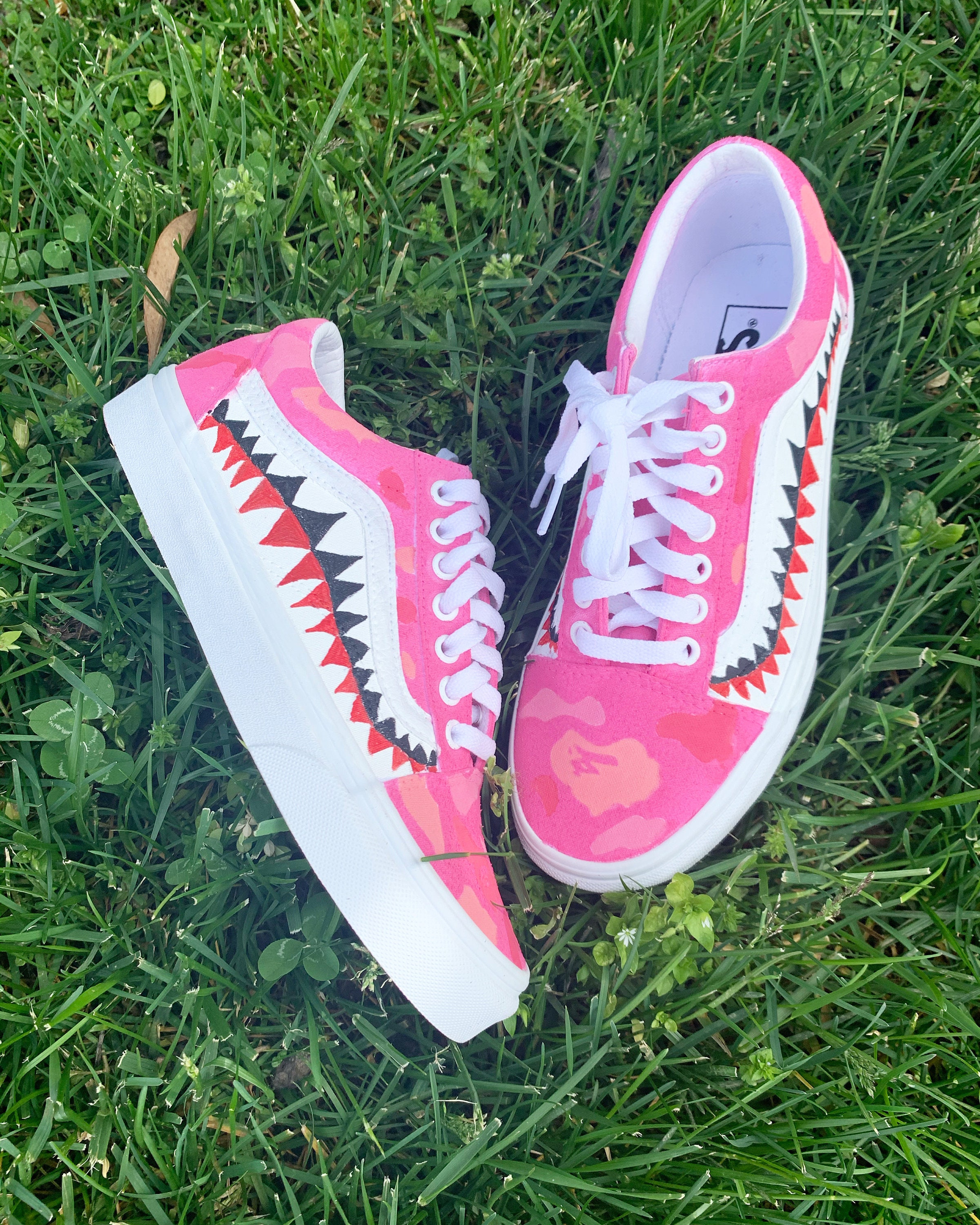 Pink bape shoes Clearance