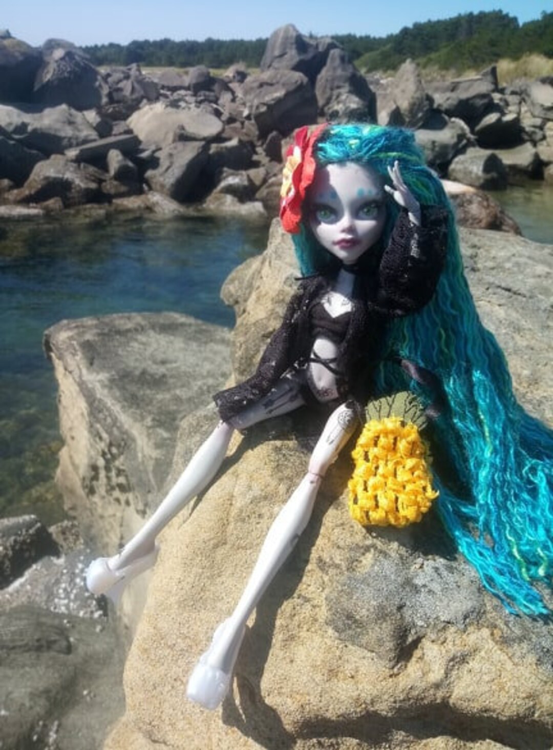 OOAK Monster High Repaint Doll - Tropical - Etsy