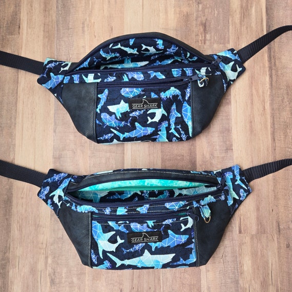 Sharks Waist Bag Fanny Pack Hip Pouch Bum Bag Etsy