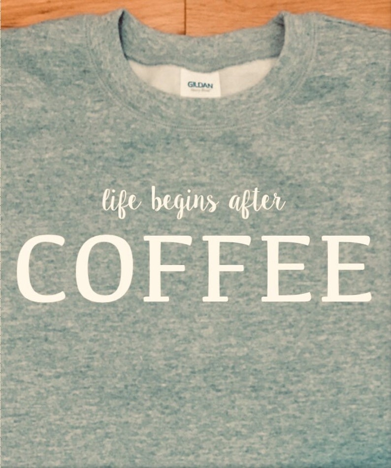 Womens Love Begins After Coffee Cozy Sweater