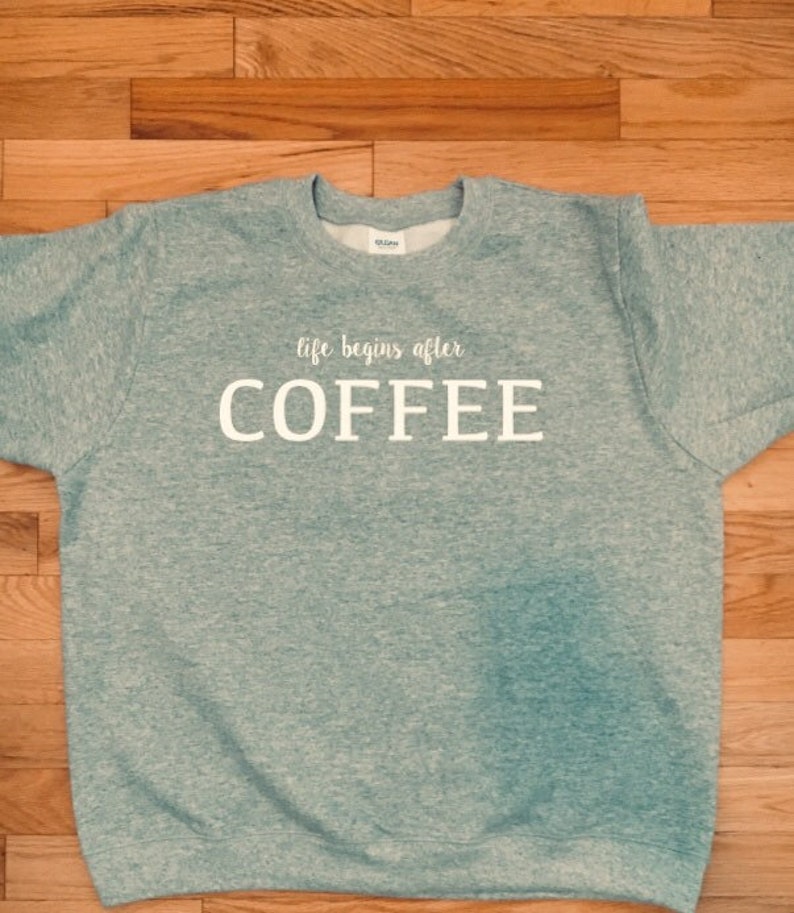 Womens Love Begins After Coffee Cozy Sweater