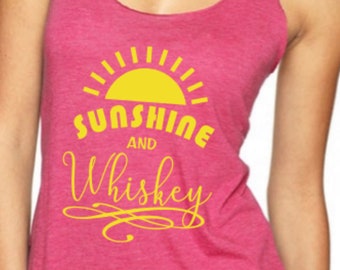Sonnenschein und Whiskey Tank Top